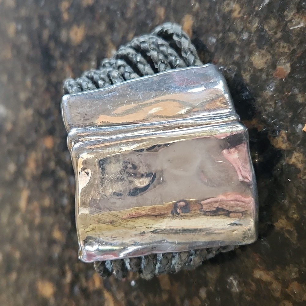 Magnetic Silver Plated Bracelet
